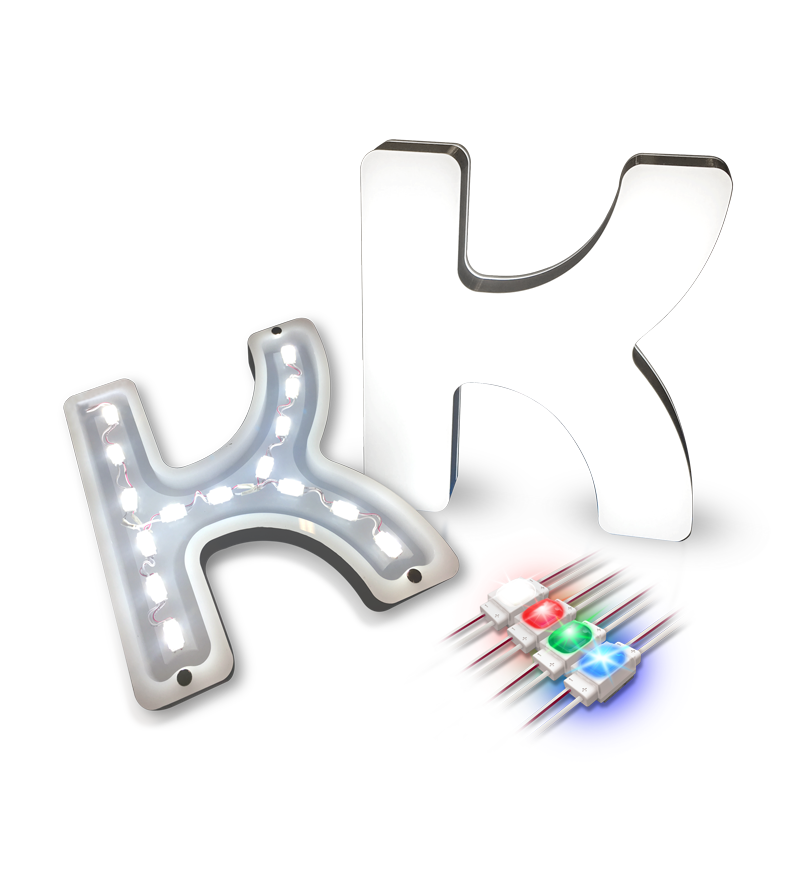 Details about   New Channel Letter 22''  w/Led Border lights Only customize order 